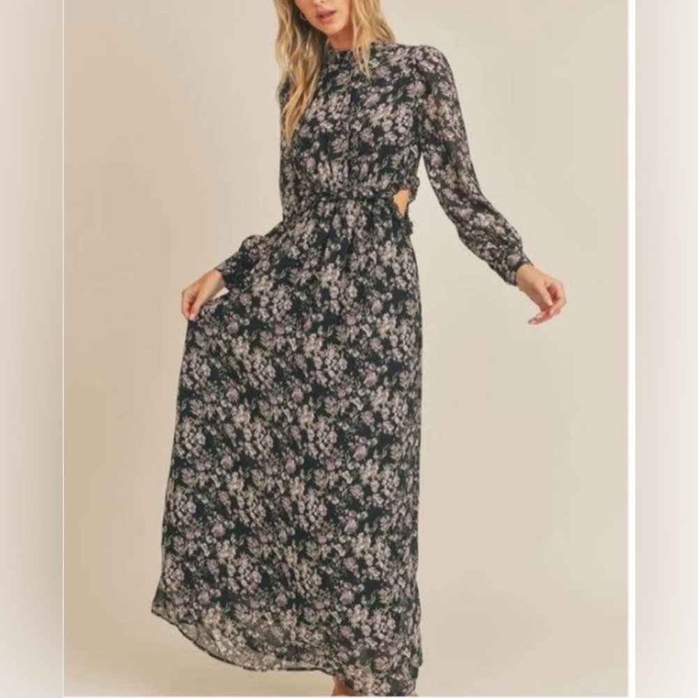 Lush Floral Maxi Dress